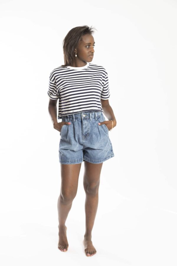 Baggy Paperbag Bermuda Shorts