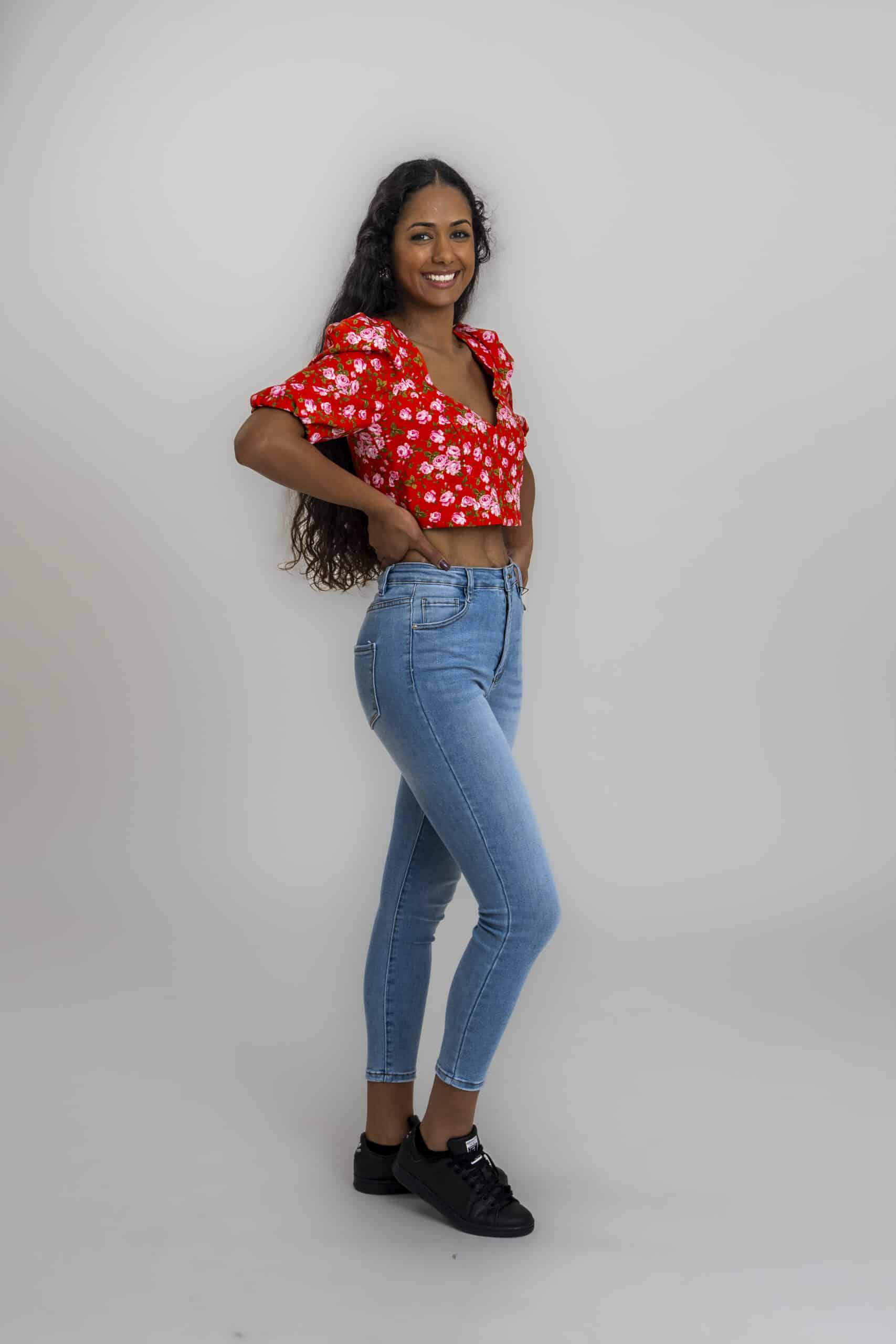 Top de Impressão Floral